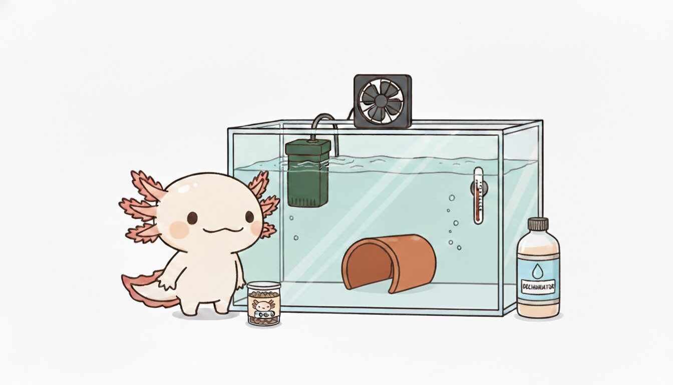 飼育に必要なもの ウーパールーパー研究所