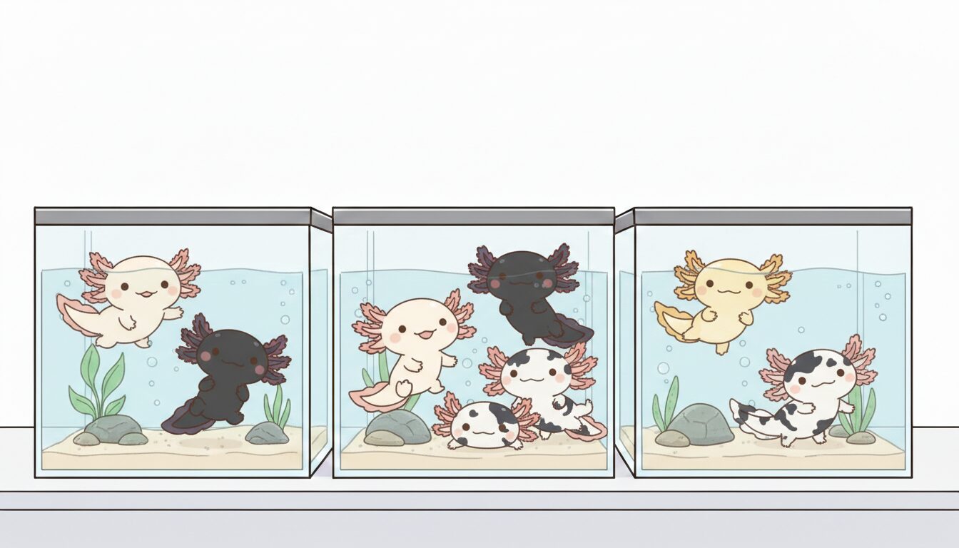 ウーパールーパーの種類　ウーパールーパー研究所