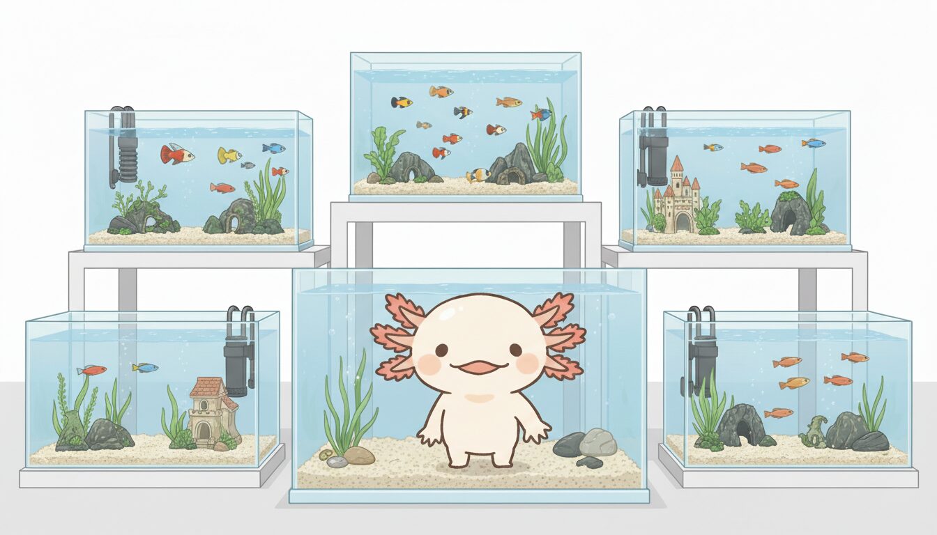 総合ペットショップ（ホームセンター等）　ウーパールーパー研究所