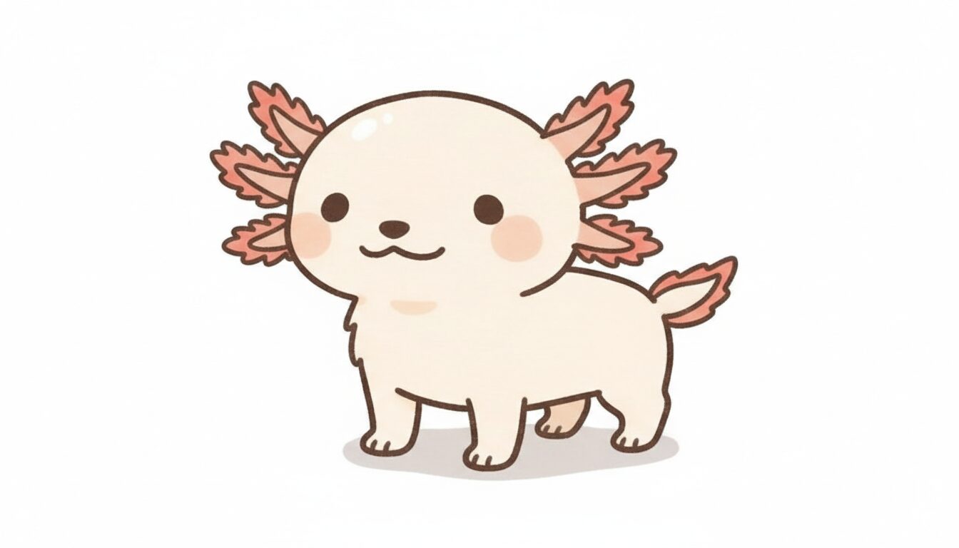 犬みたいなウーパールーパー　ウーパールーパー研究所