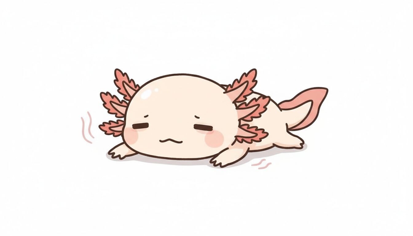 水温が合っていない（暑すぎる・寒すぎる）　ウーパールーパー研究所