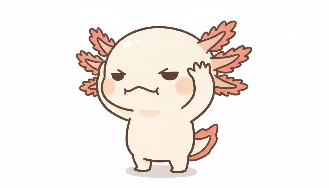 飼育環境のストレス　ウーパールーパー研究所