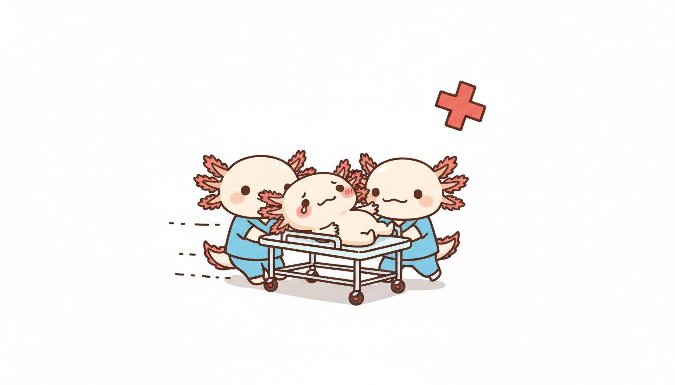 病院へ行くべき危険なサイン　ウーパールーパー研究所