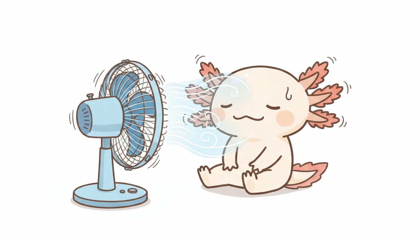 最大の敵は日本の夏　ウーパールーパー研究所