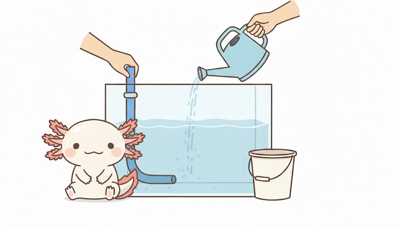 水換えをサボらない ウーパールーパー研究所