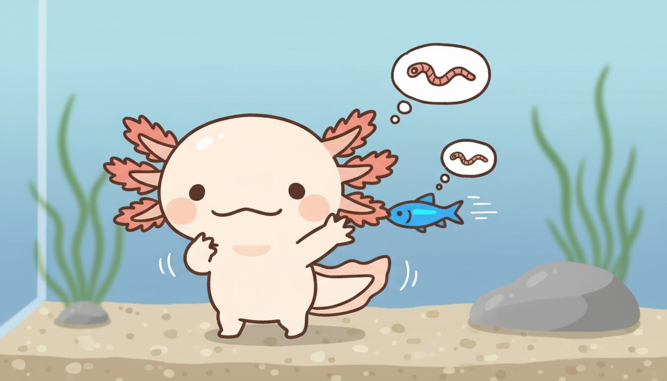 エラを食べられてしまう　ウーパールーパー研究所