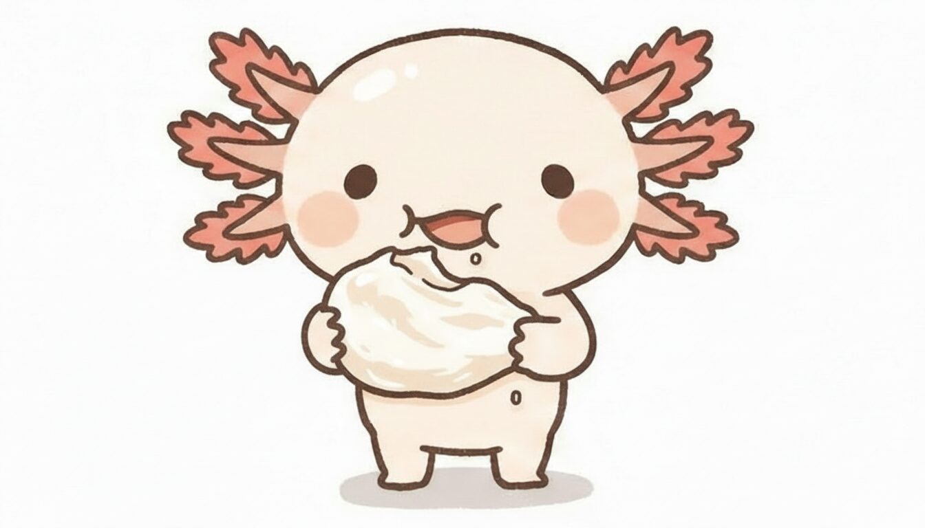 ウーパールーパーのエサの代用品：鶏のささみ