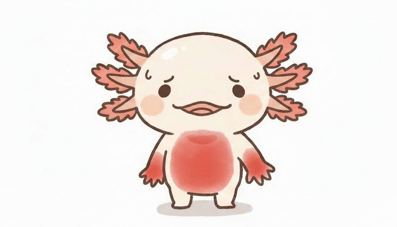 手足やお腹が赤くなる ウーパールーパー研究所