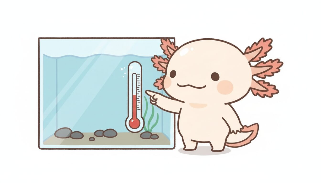 水温を合わせる ウーパールーパー研究所