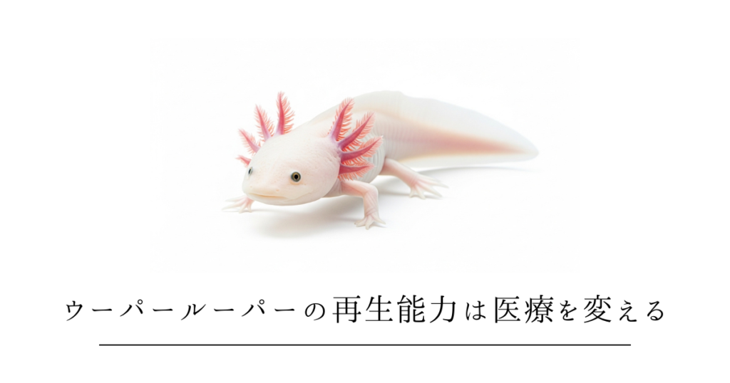 ウーパールーパーの再生能力は医療を変える｜心臓・脳まで再生するメカニズムと研究最前線